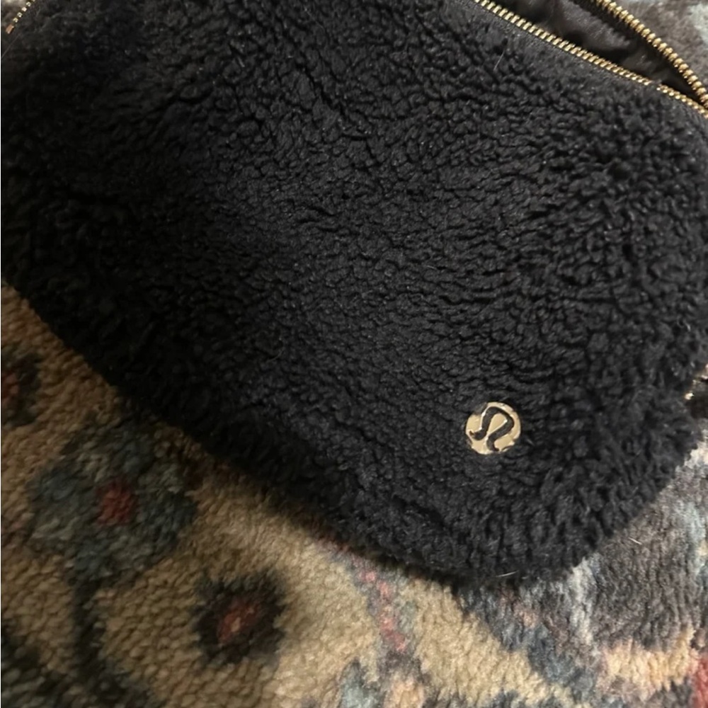 Lululemon Black Sherpa Crossbody Bag